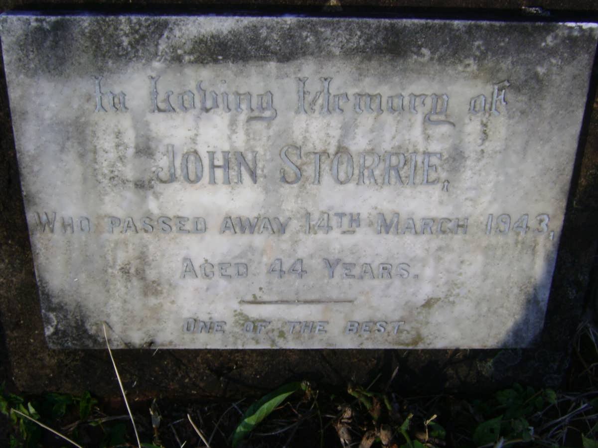 STORRIE John -1943