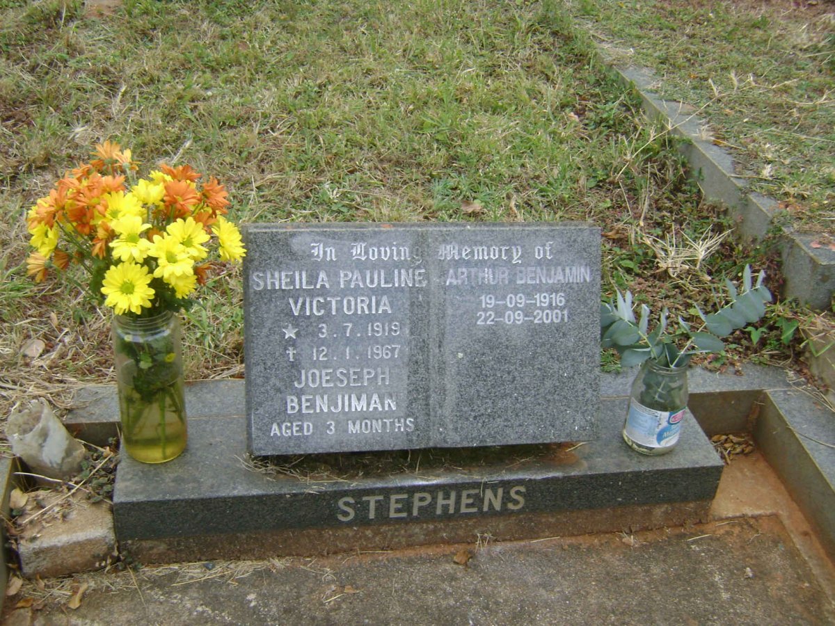 STEPHENS Arthur Benjamin 1916-2001 &amp; Sheila Pauline Victoria 1919-1967 :: STEPHENS Joeseph Benjiman -1947