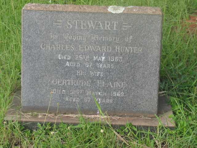 STEWART Charles Edward Hunter -1963 &amp; Gertrude Elaine -1969