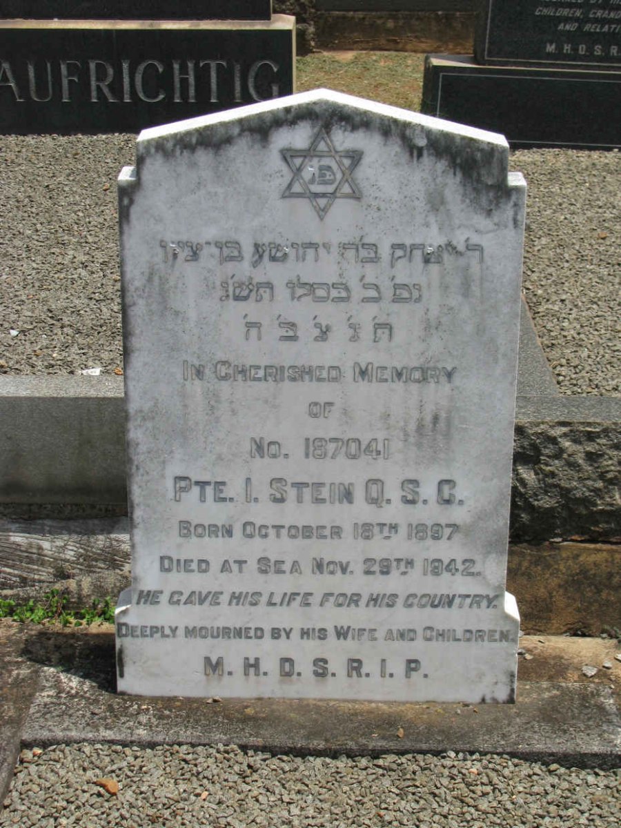 STEIN Isaac 1897-1942