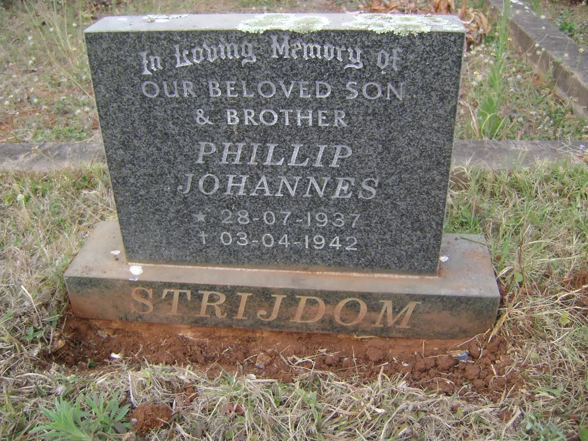 STRIJDOM Phillip Johannes 1937-1942