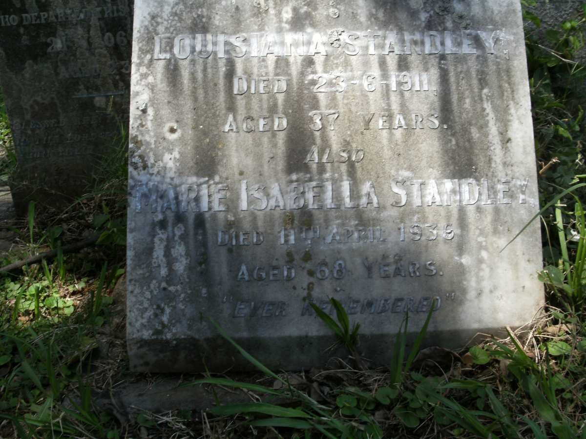 STANDLEY Louisiana -1911 :: STANDLEY Marie Isabella -1935