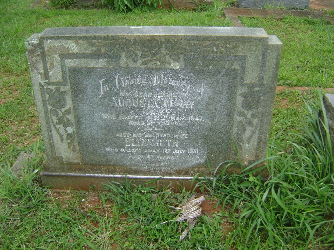 STEIN Augusta Henry -1947 &amp; Elizabeth -1951