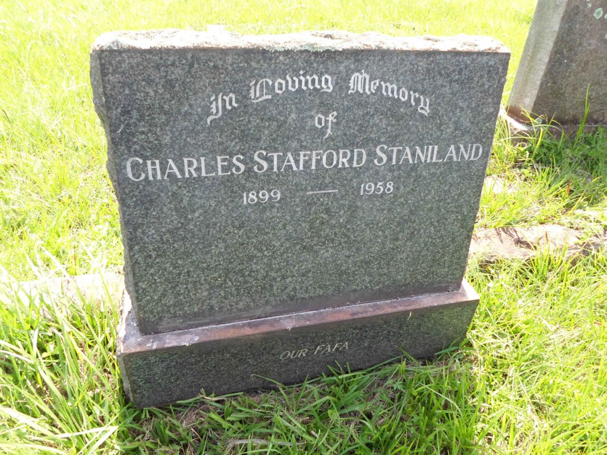 STANILAND Charles Stafford 1899-1958