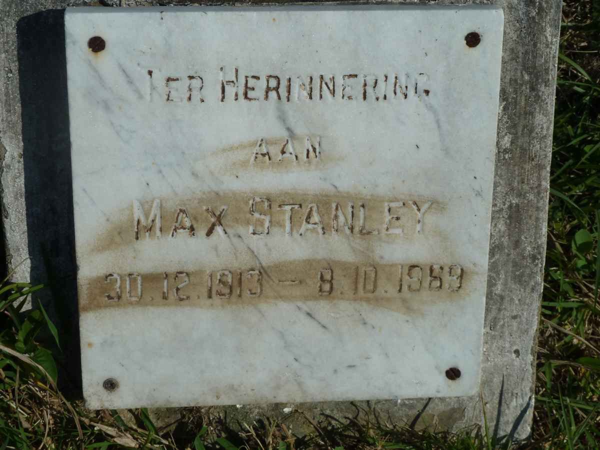 STANLEY Max 1913-1969