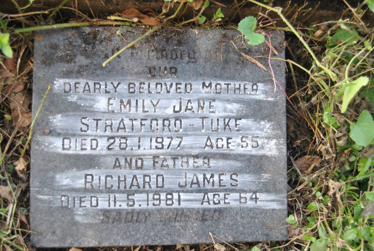 STRATFORD-TUKE  Richard James -1981 &amp; Emily Jane -1977