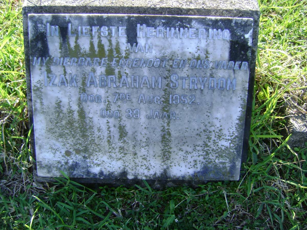 STRYDOM Izak Abraham -1952