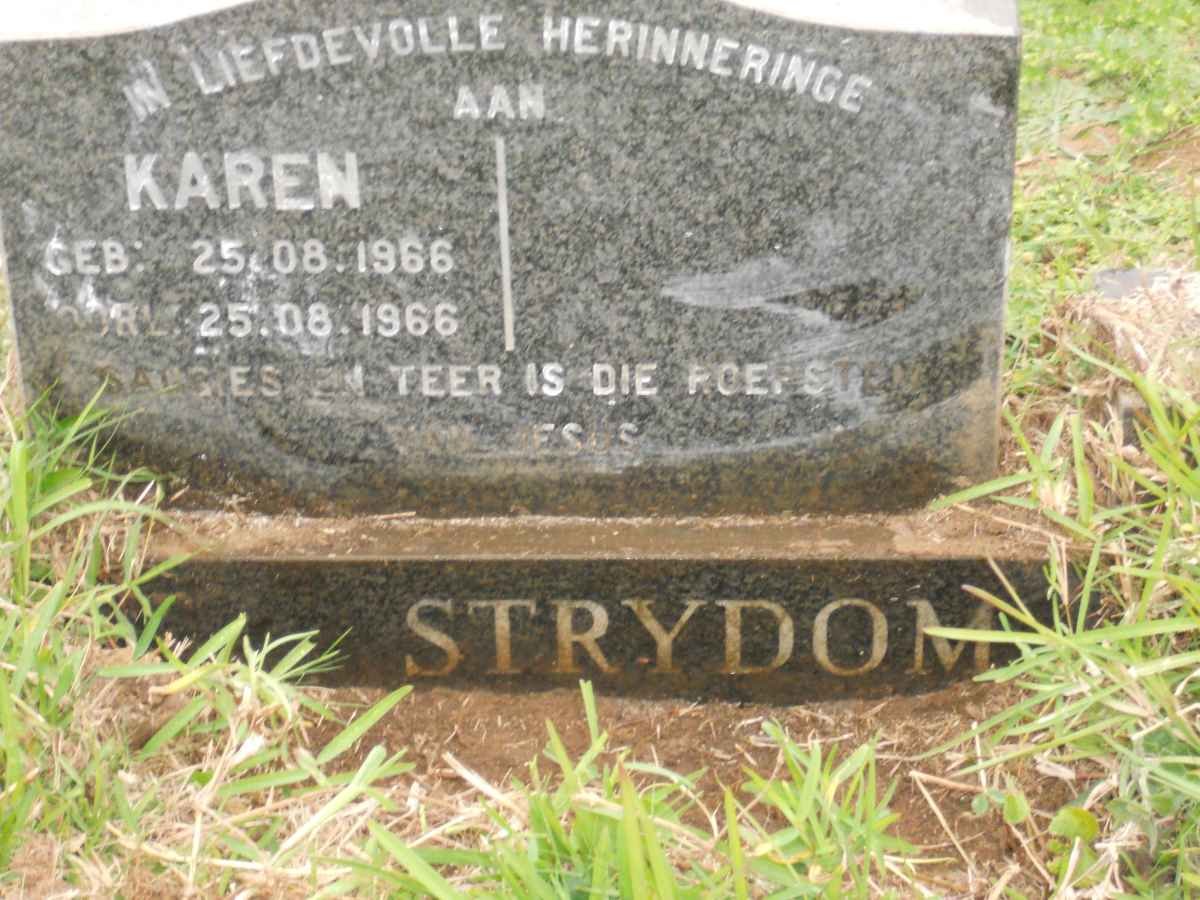 STRYDOM Karen 1966-1966