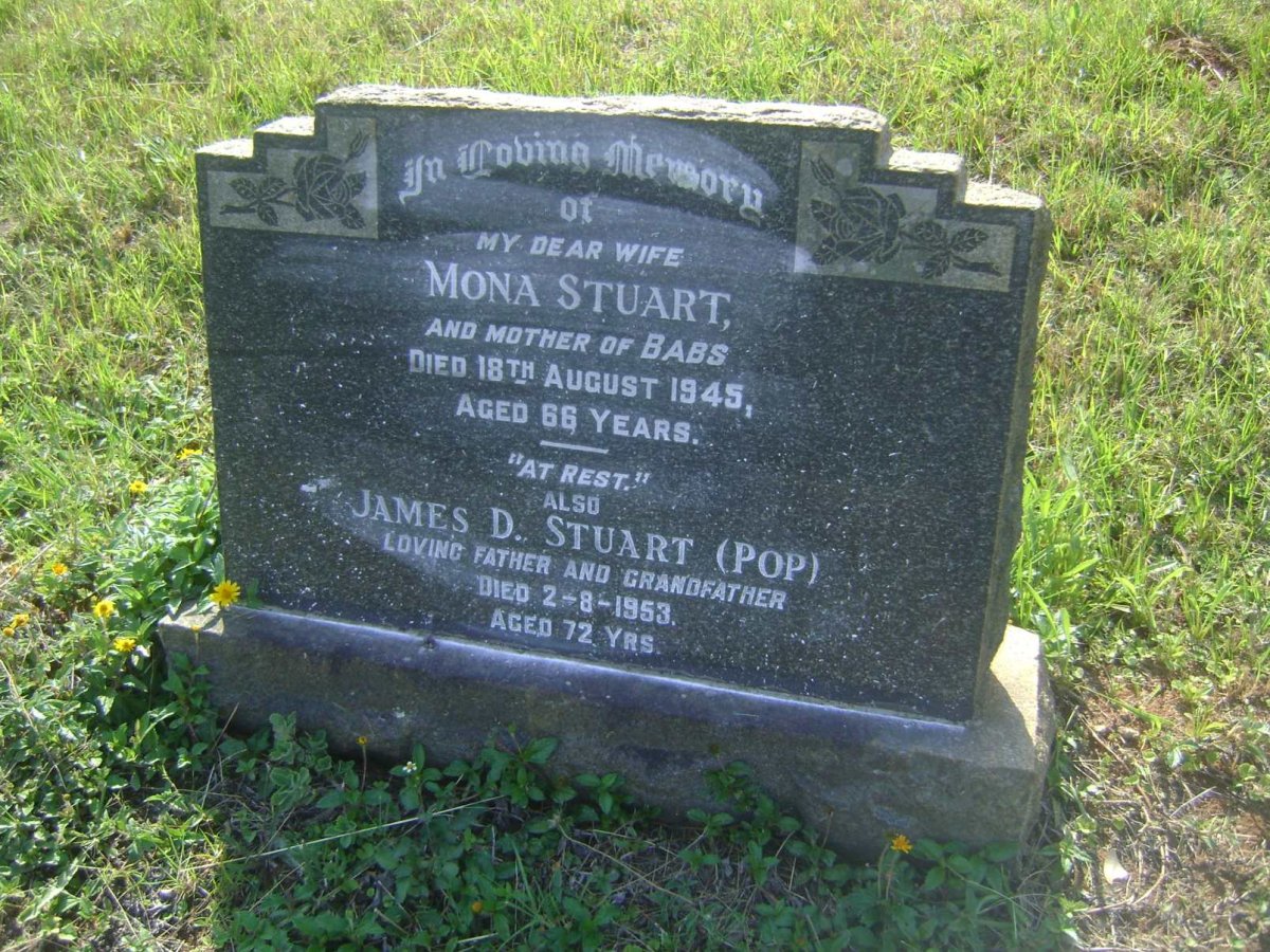 STUART James D. -1953 &amp; Mona -1945