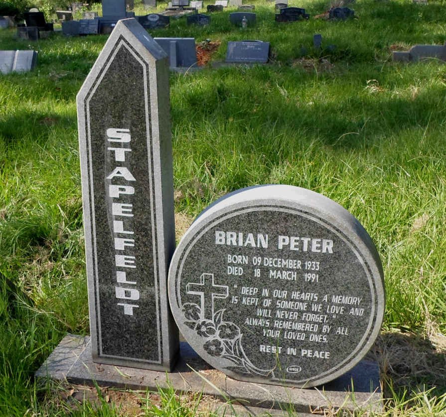 STAPELFELDT Brian Peter 1933-1991