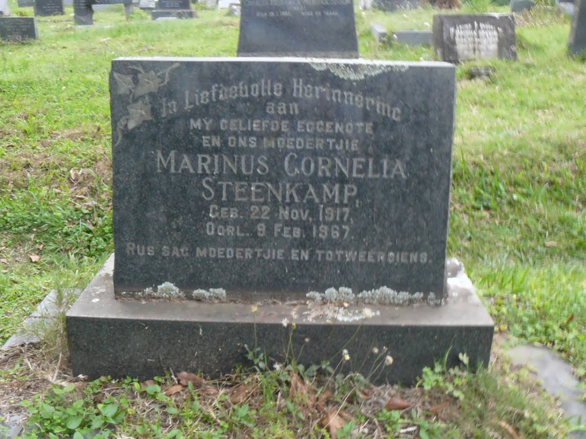 STEENKAMP Marinus Cornelia 1917-1967