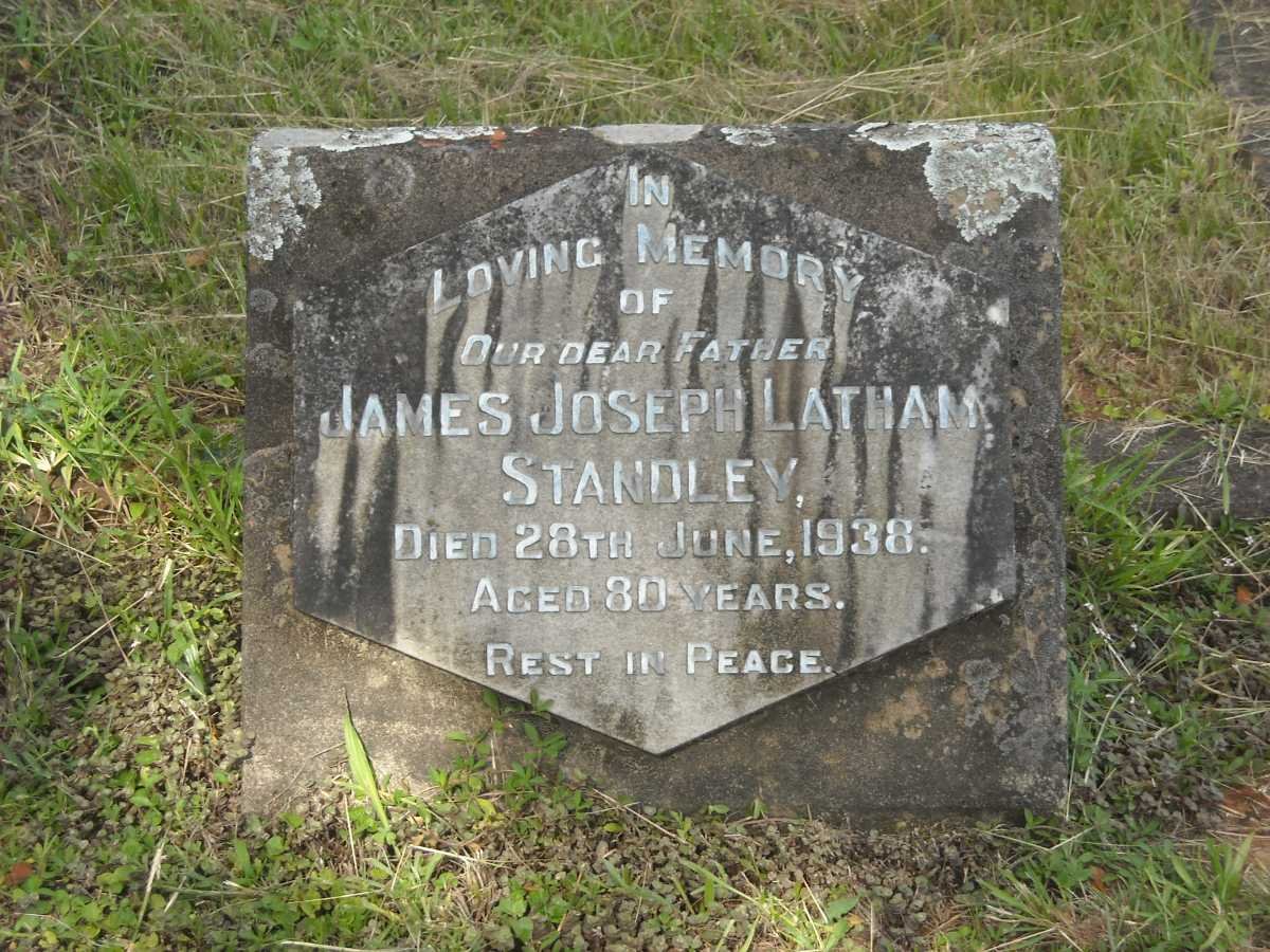 STANDLEY James Joseph Latham -1938