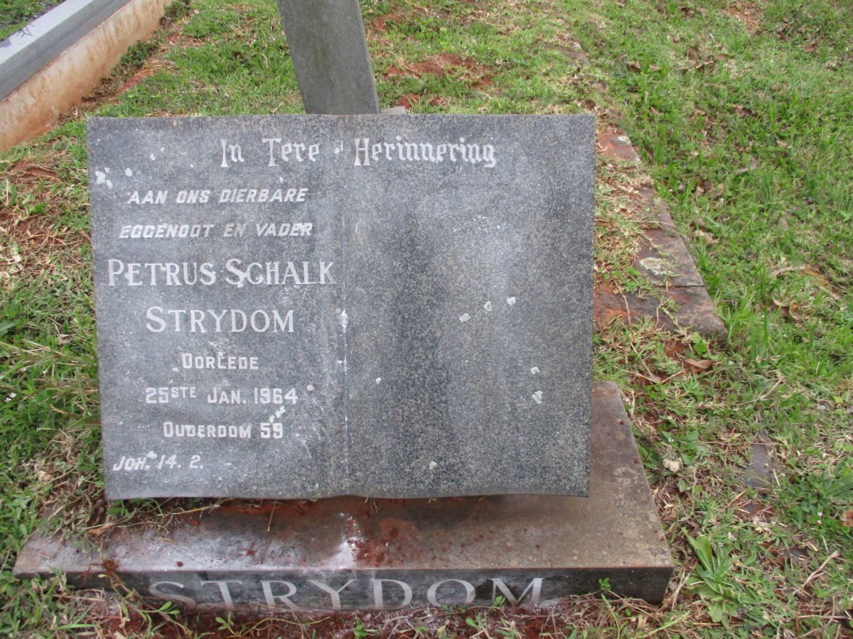 STRYDOM Petrus Schalk -1964
