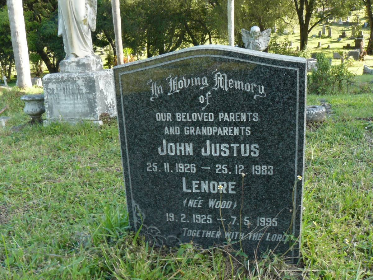 STEENHUISEN John Justus 1926-1983 &amp; Lenore WOOD 1925-1995