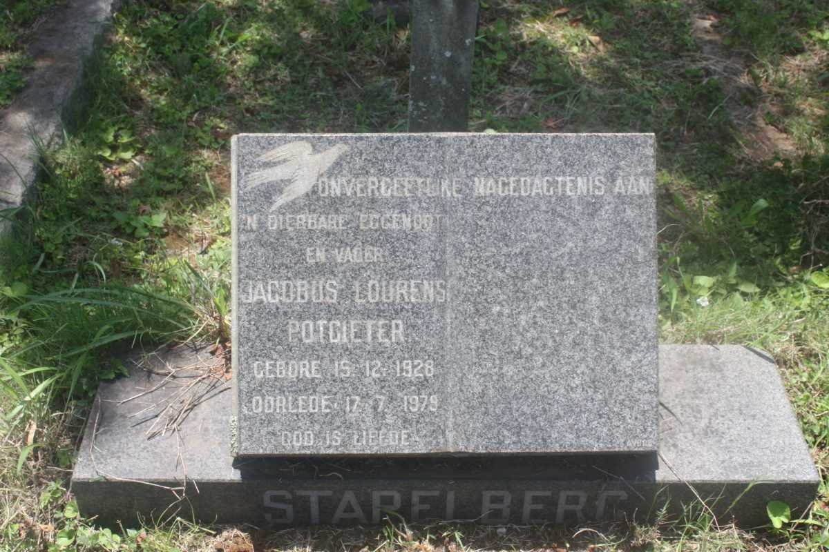 STAPELBERG Jacobus Lourens Potgieter 1928-1979