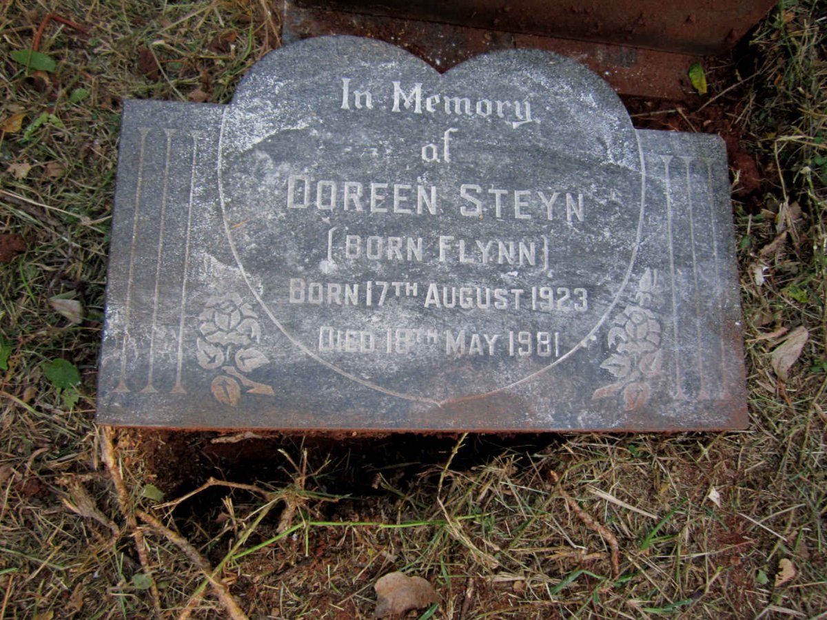 STEYN Doreen nee FLYNN 1923-1981
