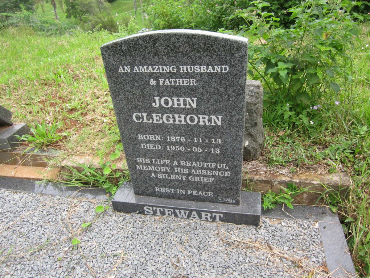 STEWART John Cleghorn 1876-1950