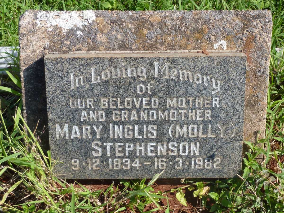 STEPHENSON Mary Inglis 1894-1982
