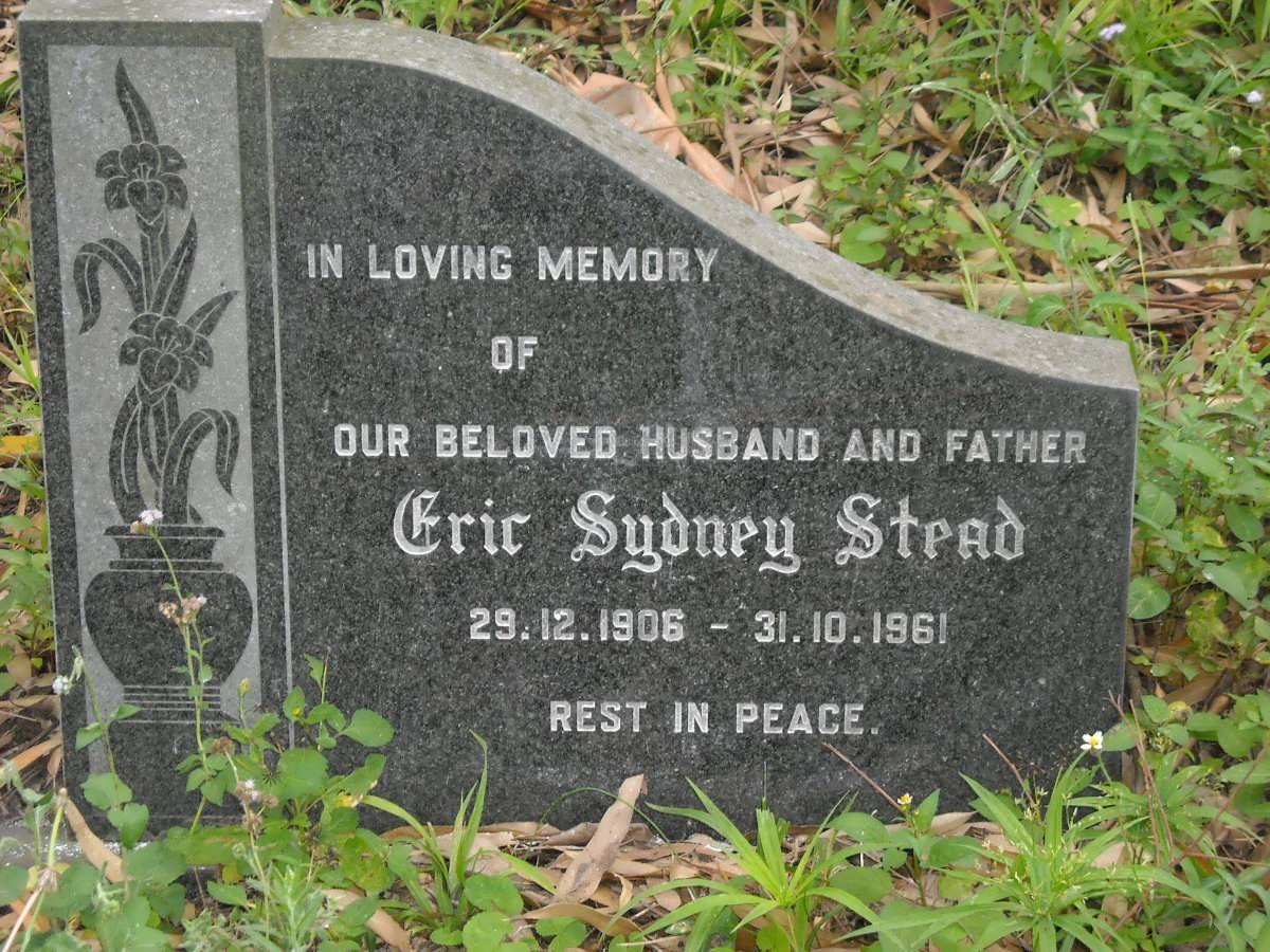 STEAD Eric Sydney 1906-1961 &amp; Janet Bruce 1907-1987