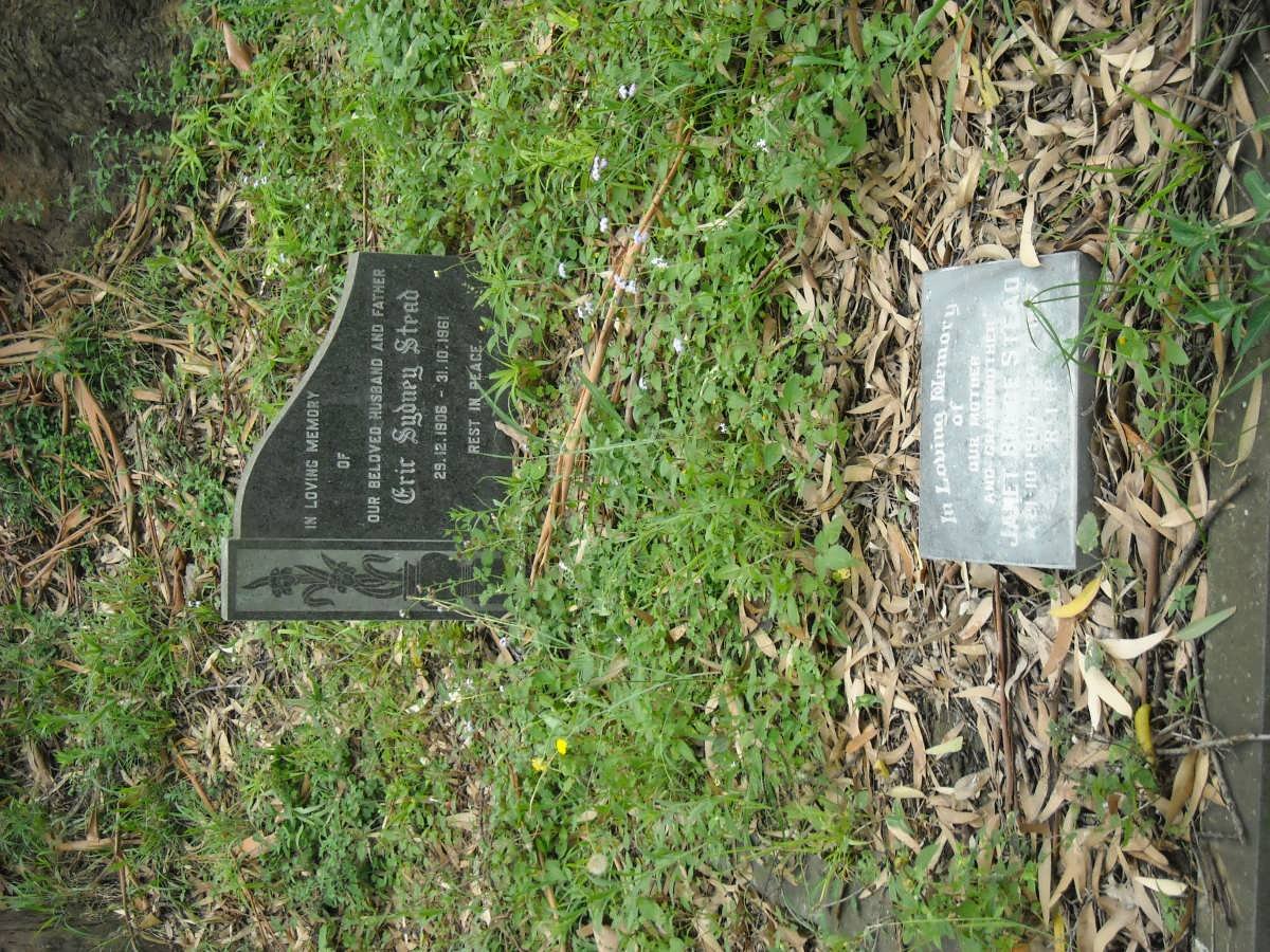 STEAD Eric Sydney 1906-1961 &amp; Janet Bruce 1907-1987