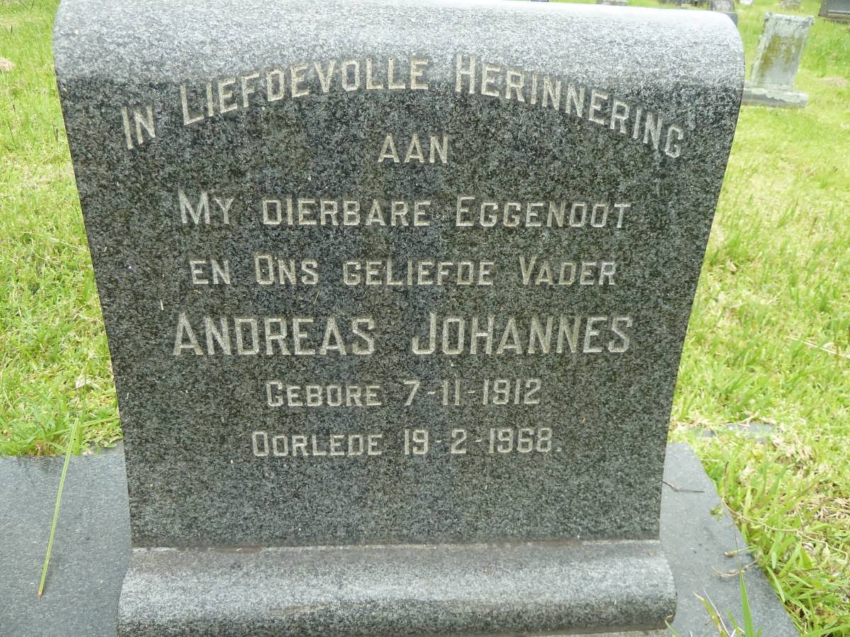 STRYDOM Andreas Johannes 1912-1968