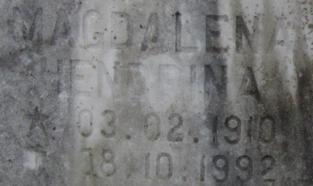 STRYDOM Magdalena Hendrina 1910-1992