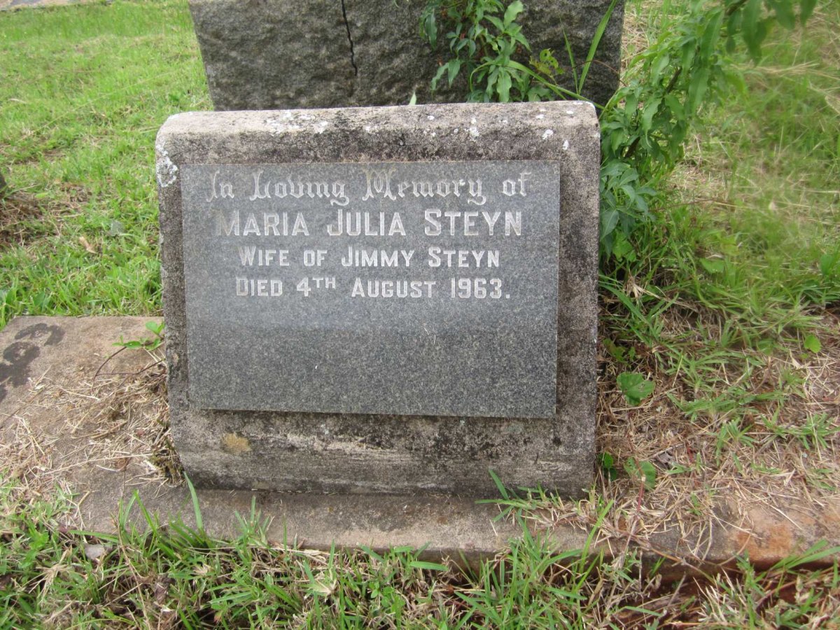 STEYN Maria Julia -1963