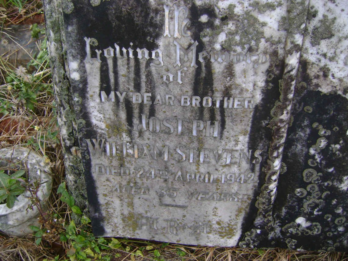 STEVENS Joseph William -1942