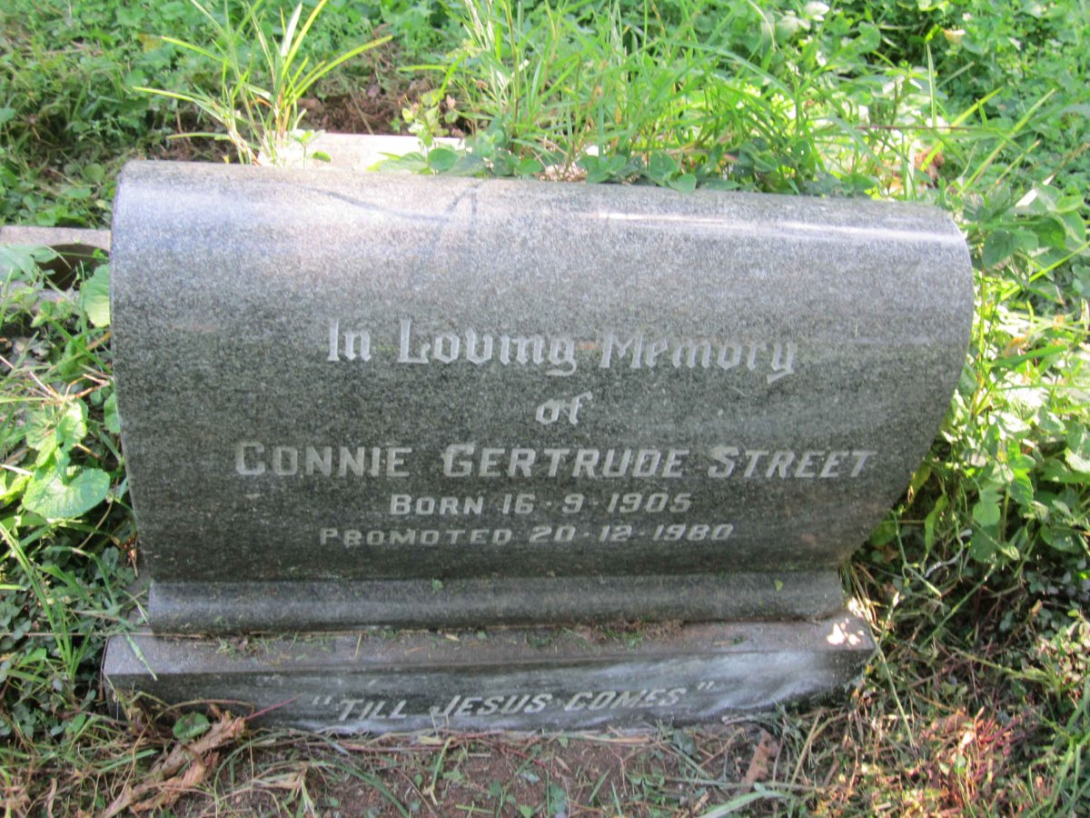 STREET Connie Gertrude 1905-1980