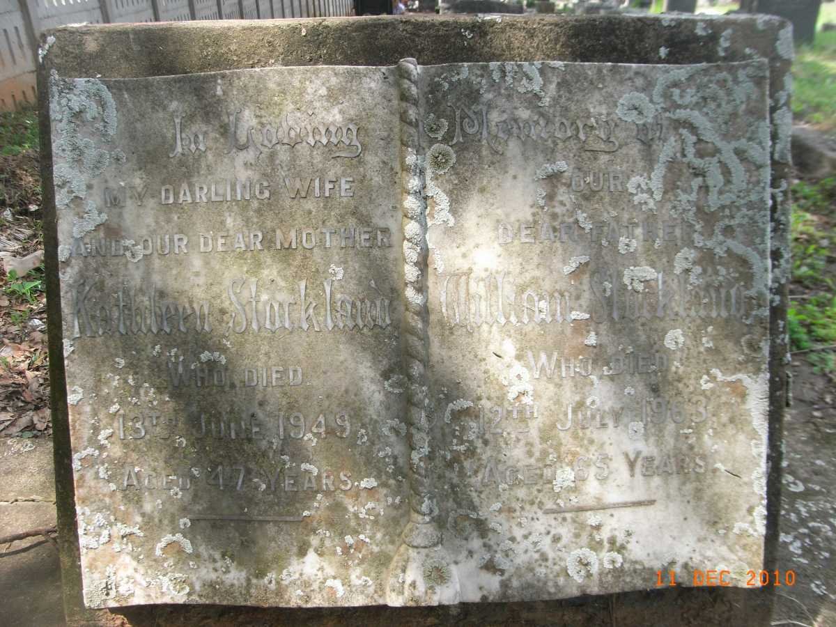 STOCKLAND William -1963 &amp; Kathleen -1949