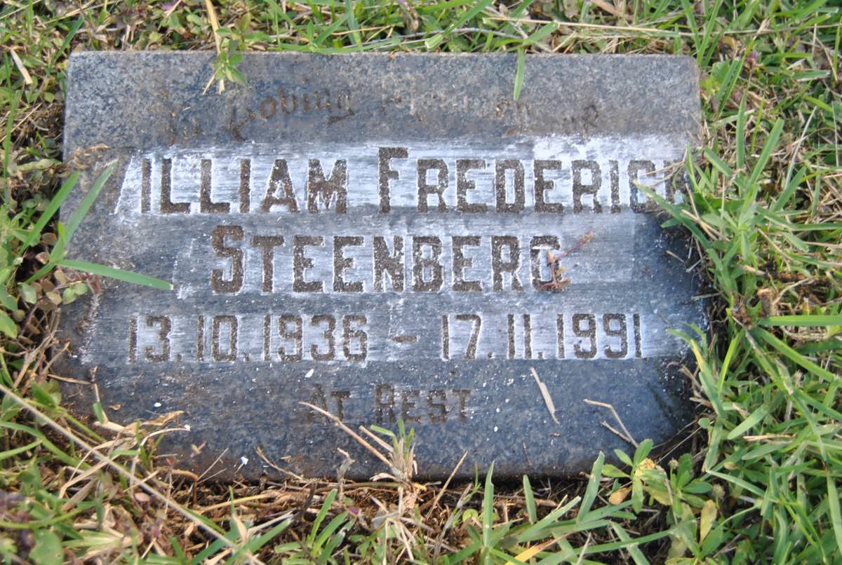 STEENBERG William Frederick 1936-1991