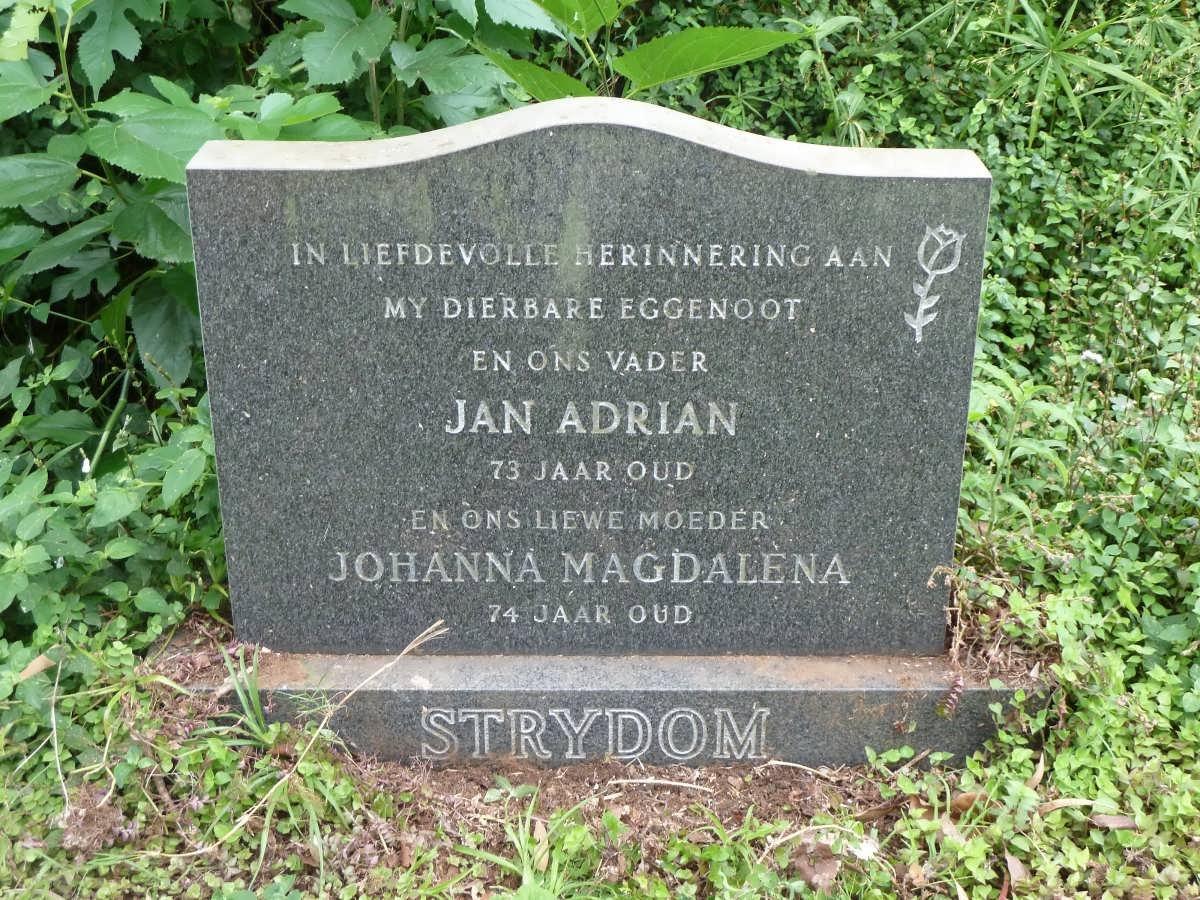 STRYDOM Jan Adrian &amp; Johanna Magdalena