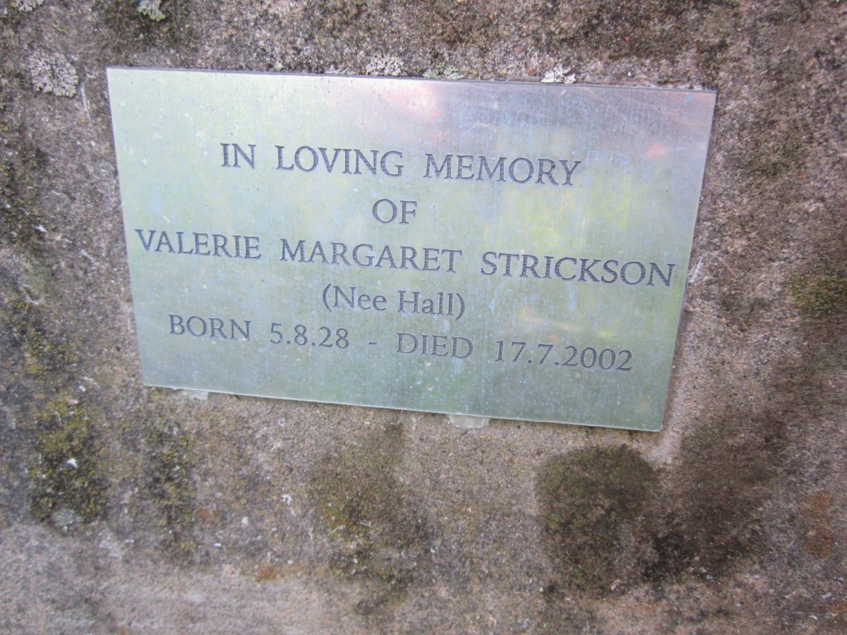 STRICKSON Valerie Margaret nee HALL 1928-2002