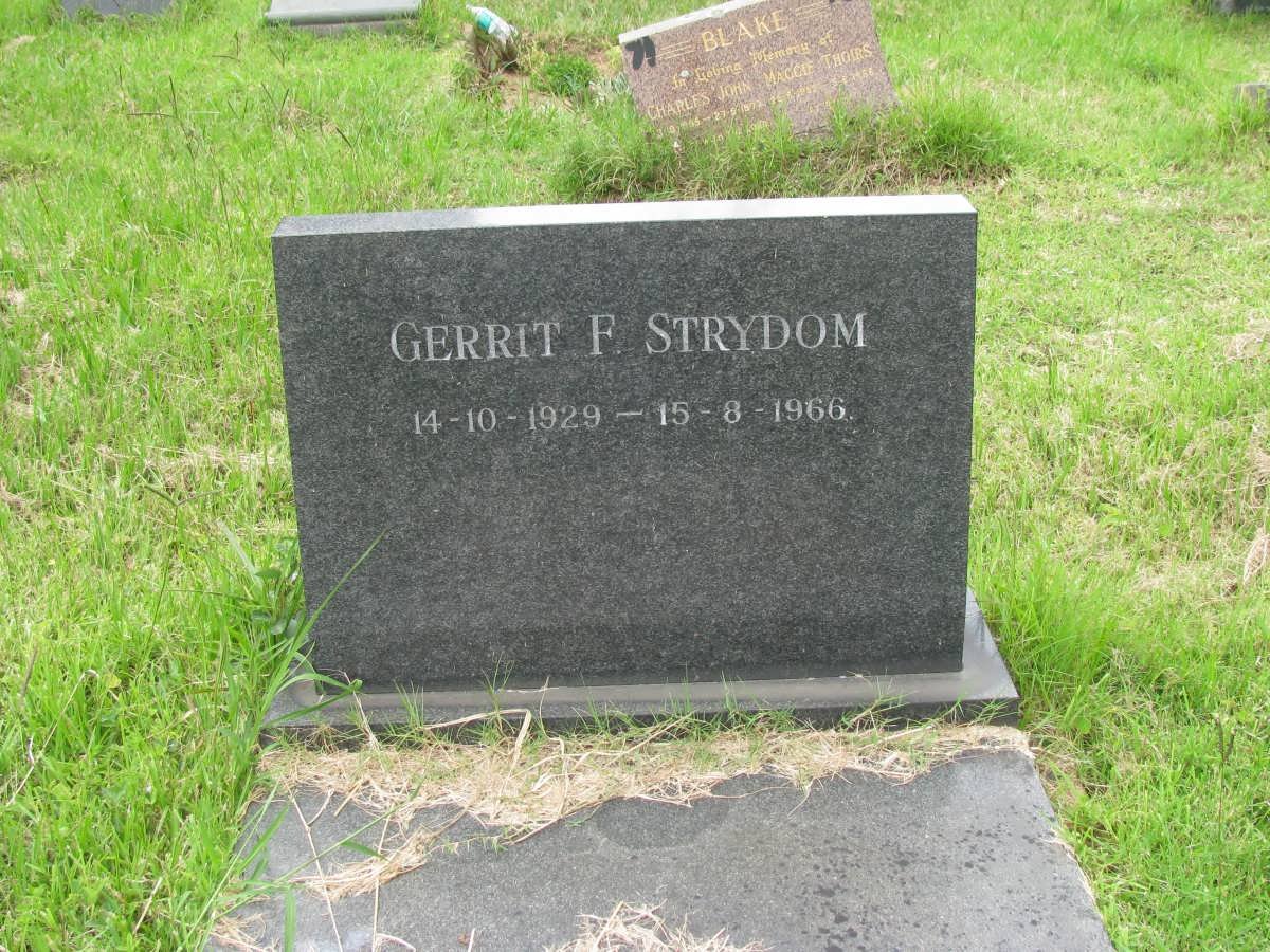 STRYDOM Gerrit F. 1929-1966