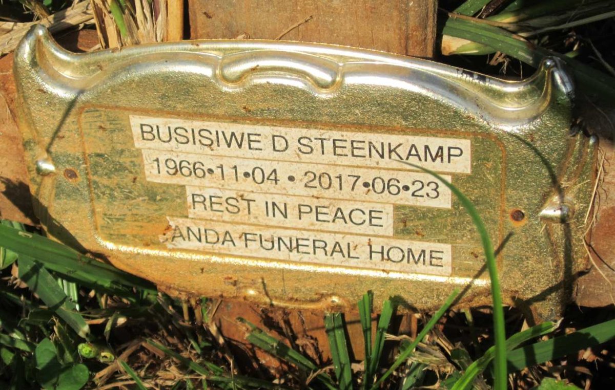 STEENKAMP Busisiwe D. 1966-2017