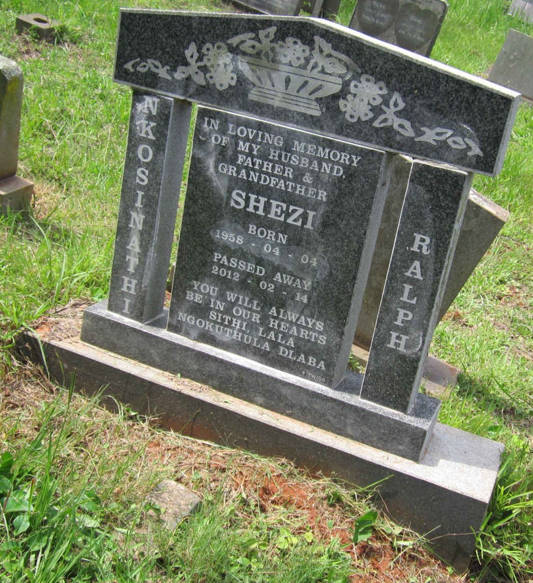 SHEZI Nkosinathi Ralph 1958-2012