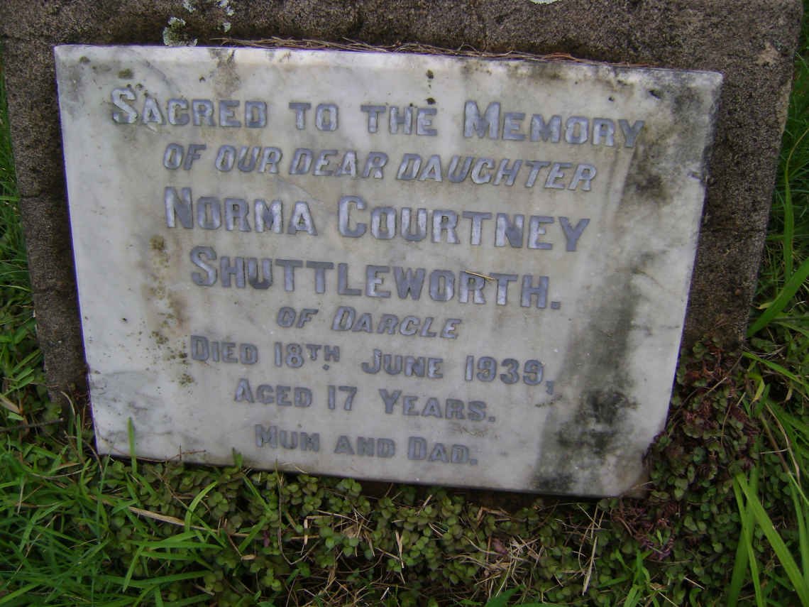 SHUTTLEWORTH Norma Courtney -1939