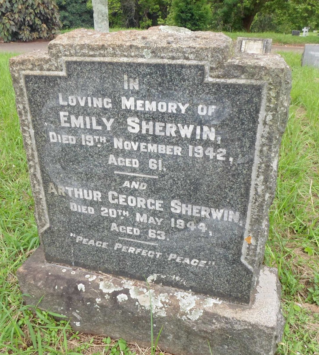 SHERWIN Arthur George -1944 &amp; Emily -1942