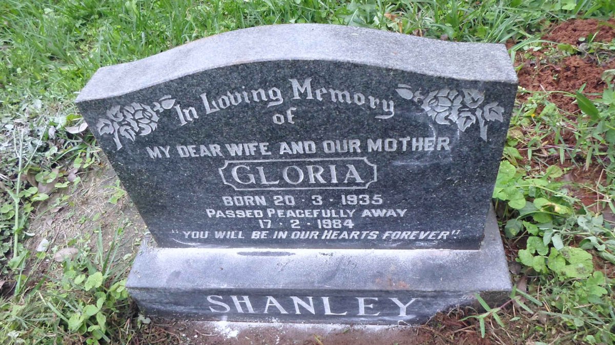 SHANLEY Gloria 1935-1984