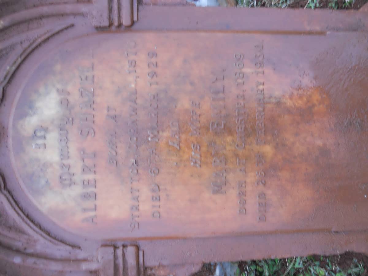 SHAZEL Albert 1870-1929 &amp; Mary Emily 1869-1934