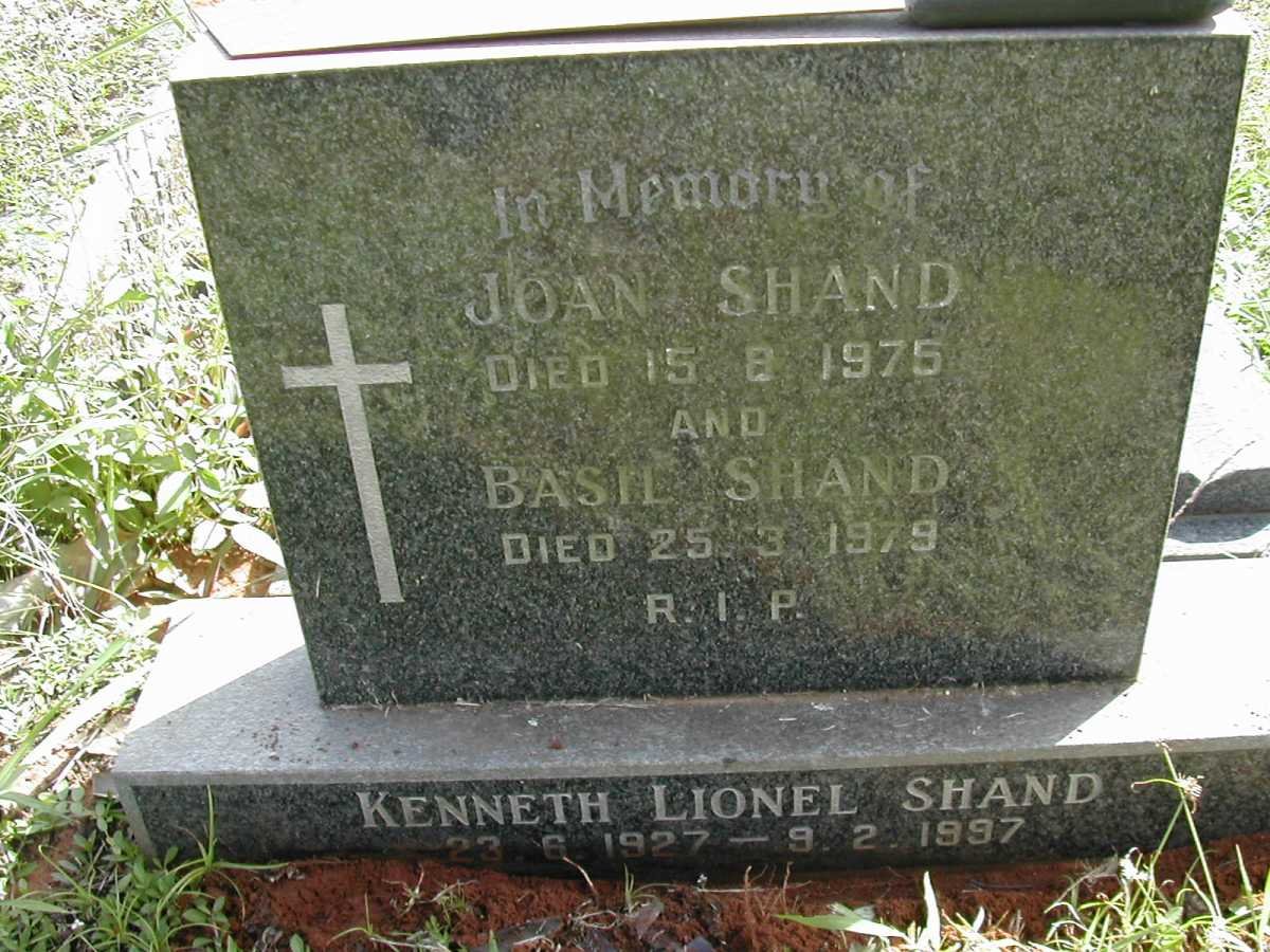 SHAND Basil -1979 &amp; Joan -1975 :: SHAND Kenneth Lionel 1927-1997