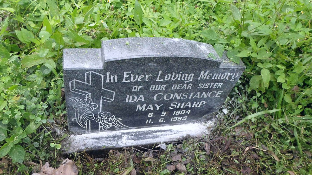 SHARP Ida Constance May 1904-1985