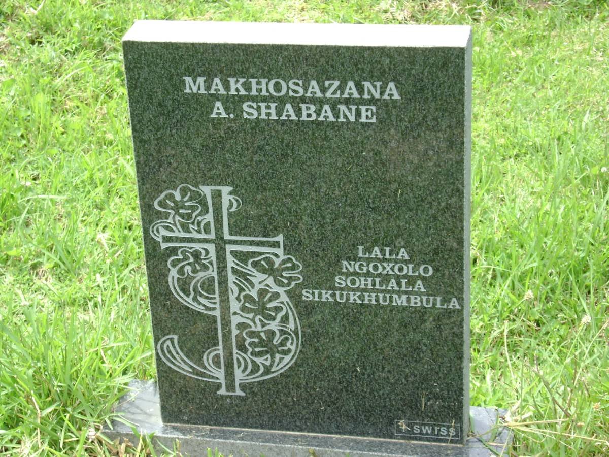 SHABANE Makhosazana A. -2003