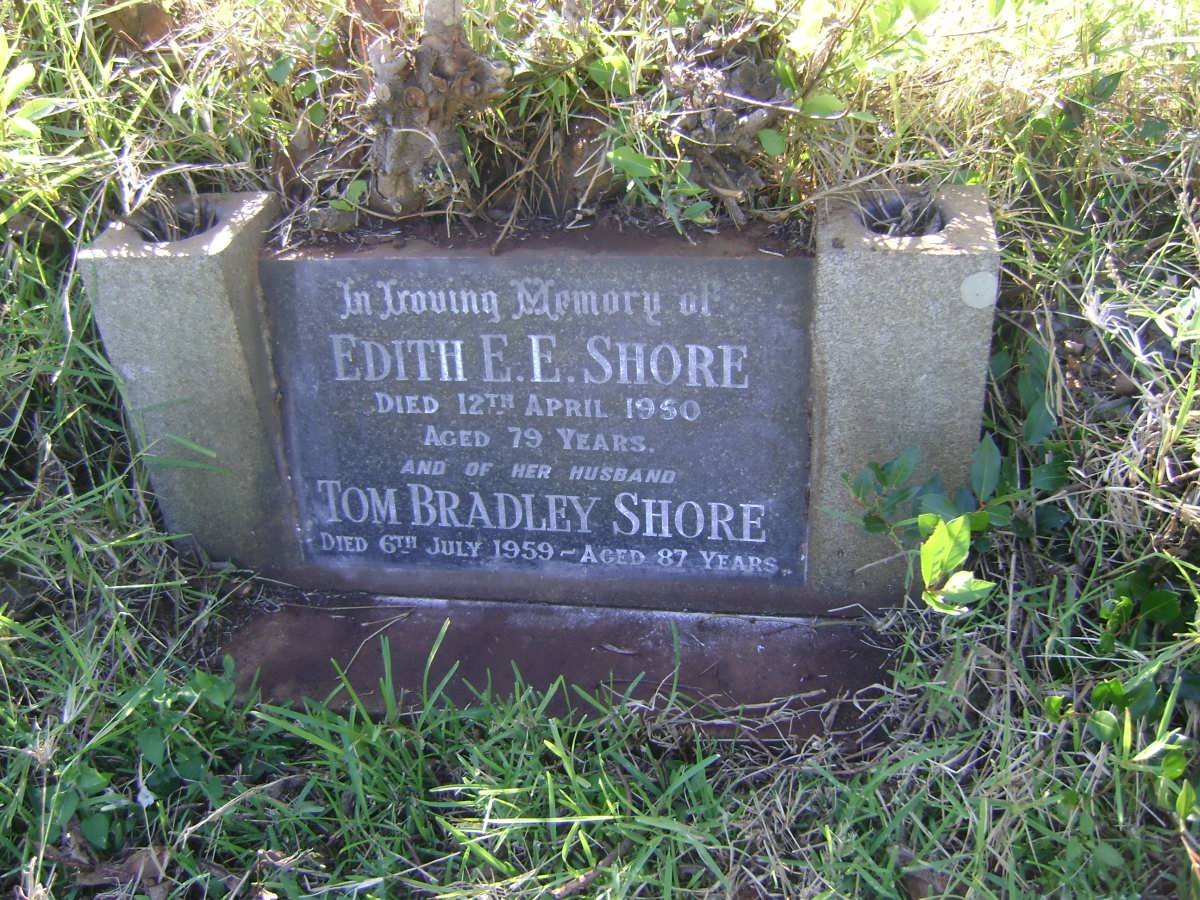 SHORE Tom Bradley -1959 &amp; Edith E.E. -1950