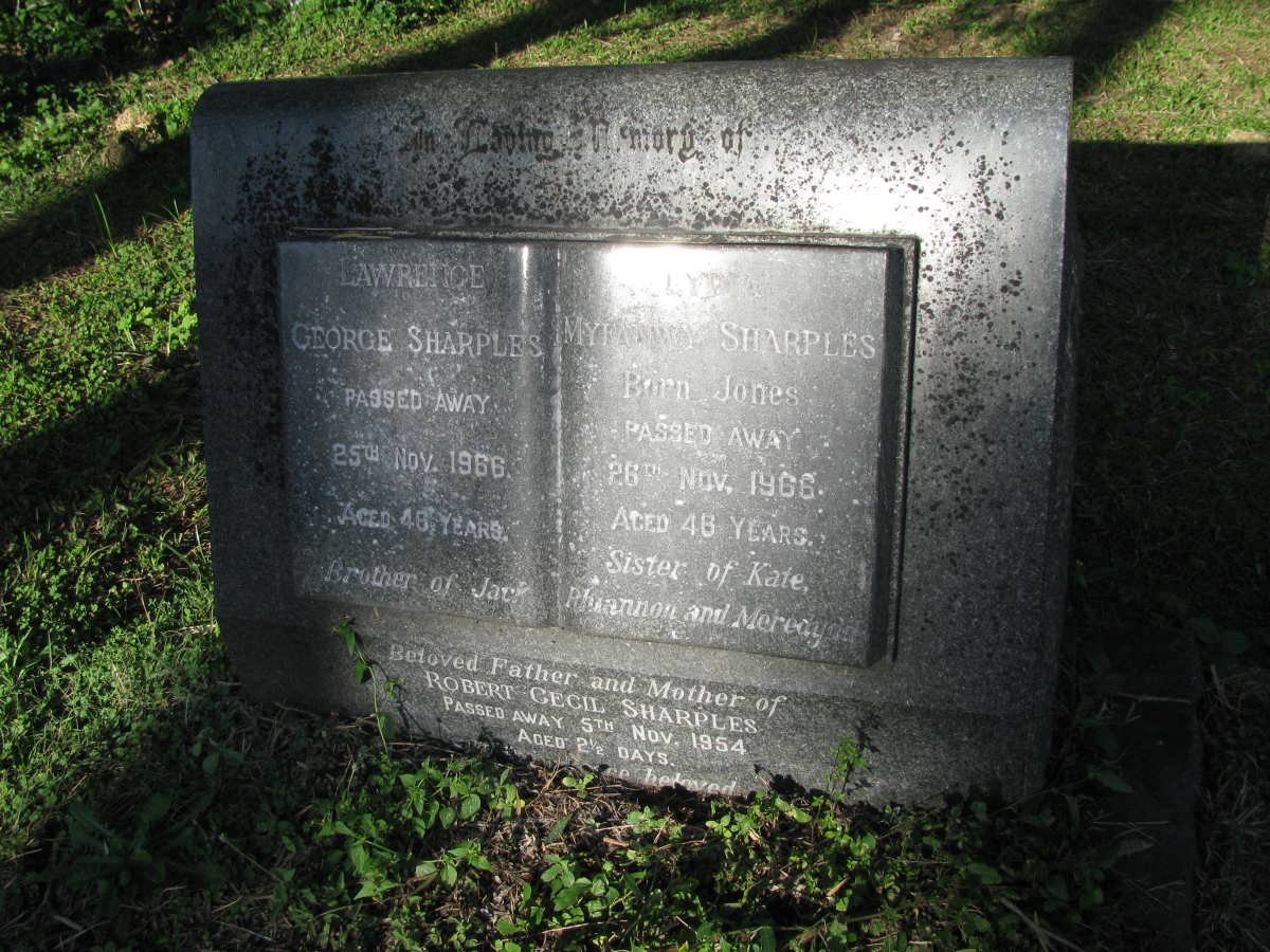 SHARPLES George -1966 &amp; Myfanwy JONES -1966 :: SHARPLES Robert Cecil -1954