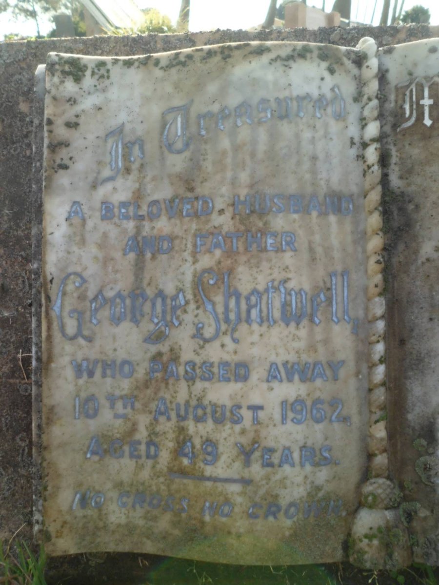 SHATWELL George -1962