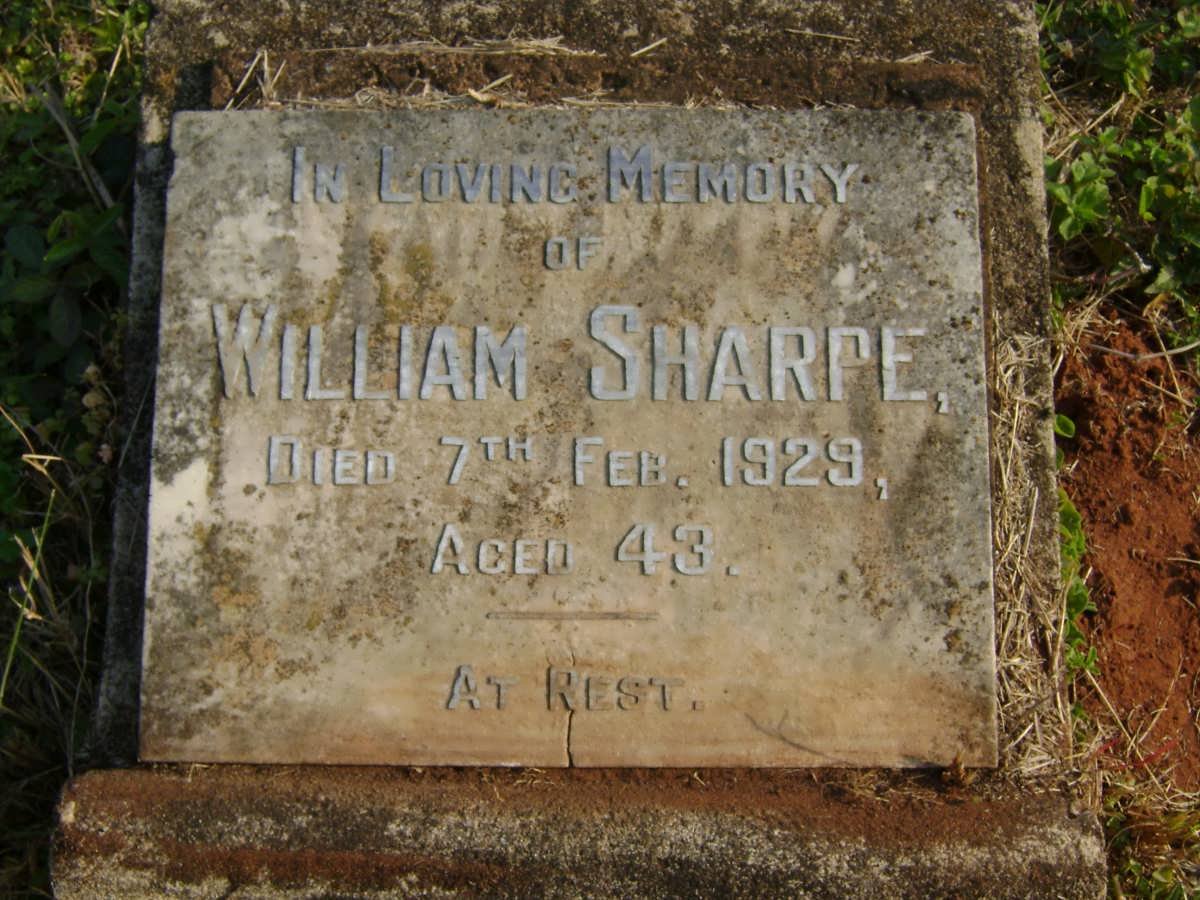 SHARPE William -1929