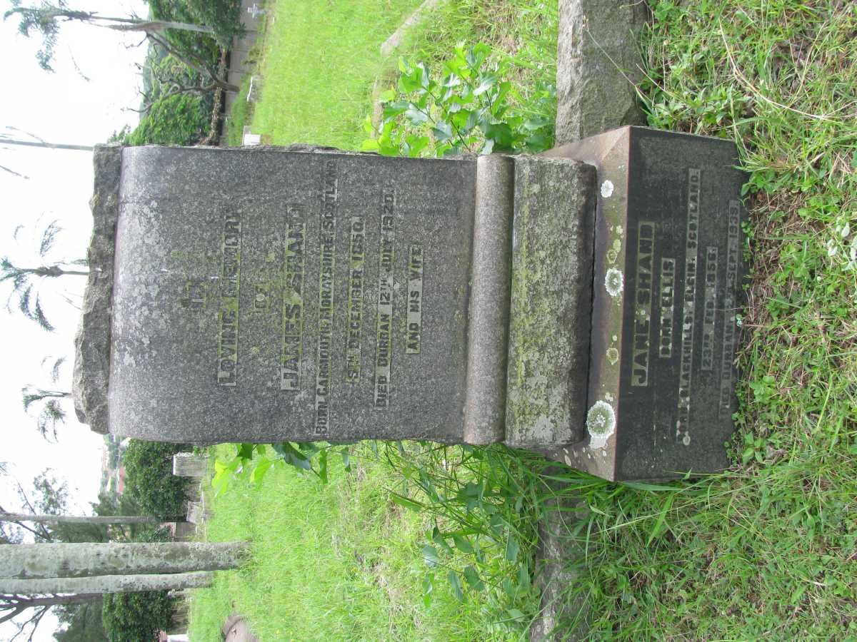 SHAND James 1850-1920 &amp; Jane ELLIS 1856-1939