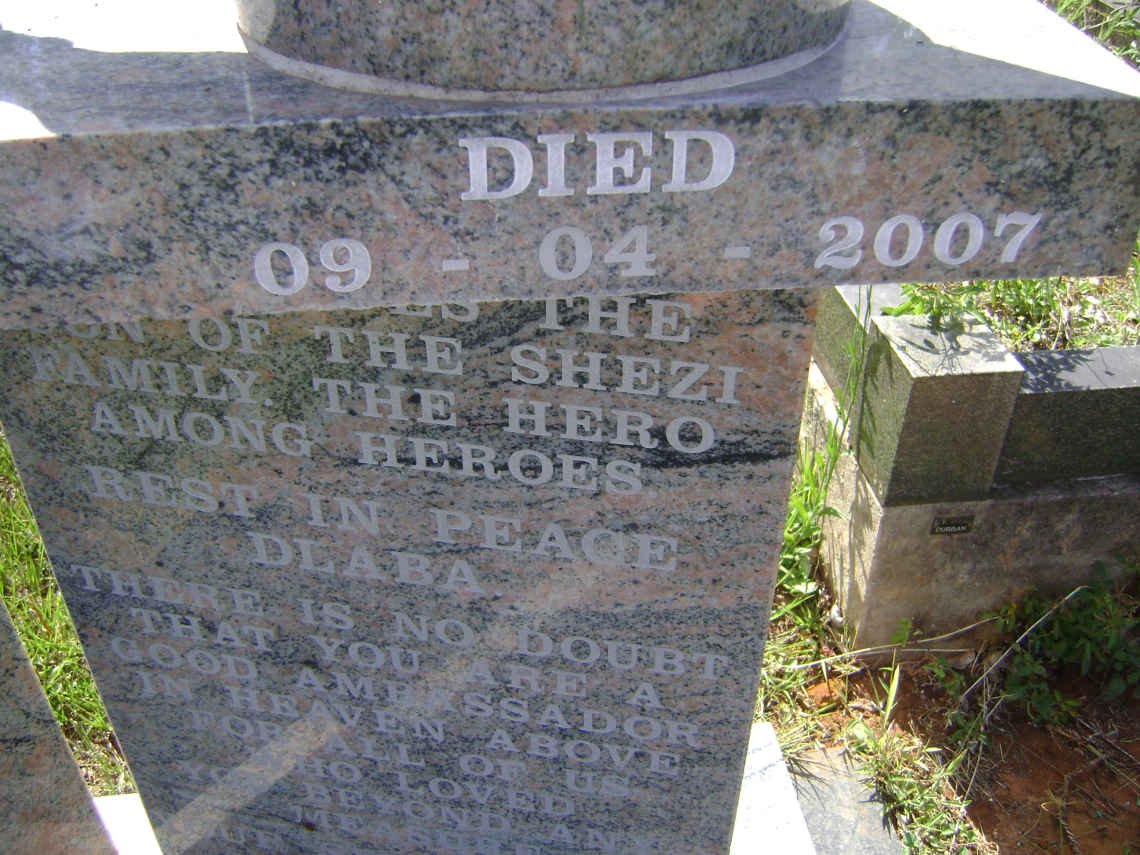 SHEZI Mxolisi Oswald 1972-2007