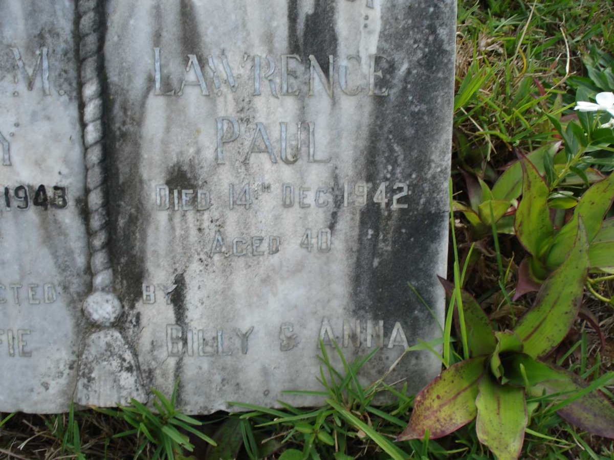 SHABALLY Lawrence Paul -1942